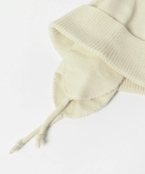 URBAN RESEARCH DOORS（アーバンリサーチドアーズ）の「『抗菌/防臭/静電気防止』フライトニットキャップ(KIDS)（ニットキャップ/ビーニー・キッズ・アイボリー/チャコールグレー・ONE）」の12枚目の写真