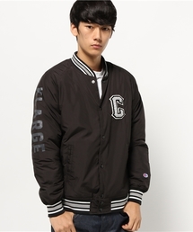 Champion スタジャン ネイビー X-LARGE 中古・古着通販】Champion (チャンピオン) スタジャン ネイビー