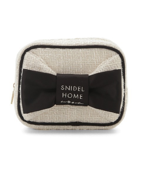 スナイデル♡即完売リボンポーチ ツイードリボンポーチ（ポーチ）｜SNIDEL HOME（スナイデル