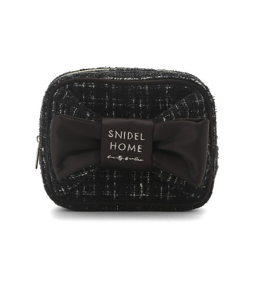 スナイデル♡即完売リボンポーチ ツイードリボンポーチ（ポーチ）｜SNIDEL HOME（スナイデル