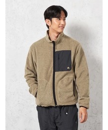 LOGOS（ロゴス）の「【LOGOS-ロゴス-】 ウールライク フリースブルゾン 裏タフタ付き カジュアルアウター 無地 秋冬（その他アウター）」