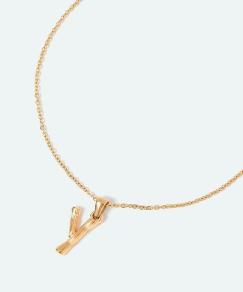 セール】【daily CLIP】ブランチイニシャルネックレス（ネックレス