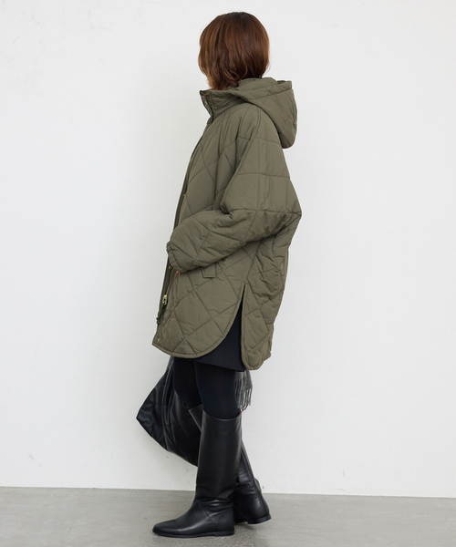 SLOBE IENA（スローブイエナ）の「撥水パッディドフーディーポンチョ