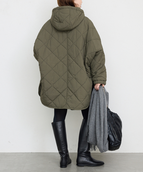 SLOBE IENA（スローブイエナ）の「撥水パッディドフーディーポンチョ
