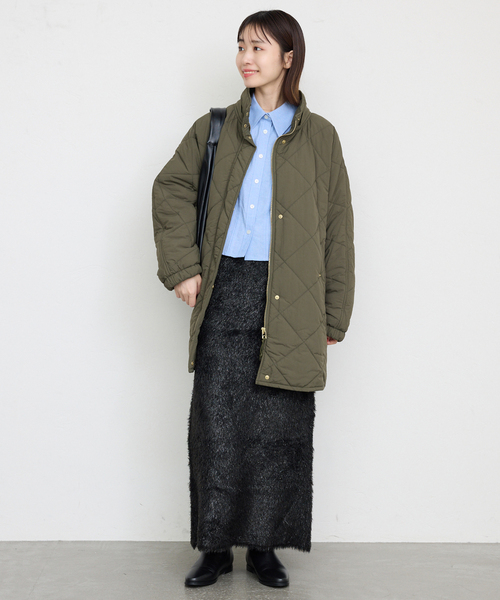 【SLOBE IENA】撥水パッディドフーディーポンチョ 撥水パッディドフーディーポンチョ（その他ブルゾン／アウター