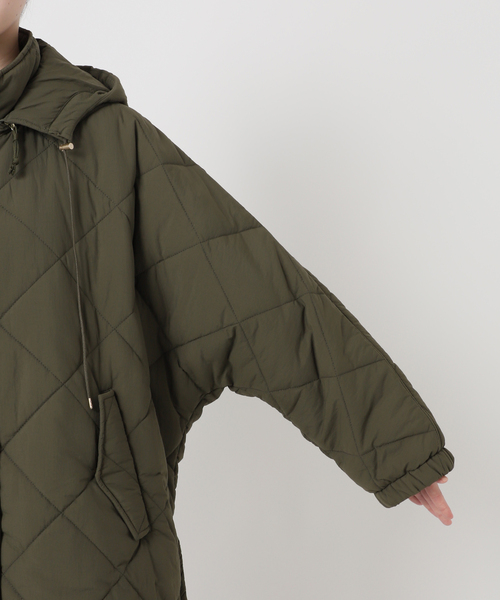 SLOBE IENA（スローブイエナ）の「撥水パッディドフーディーポンチョ