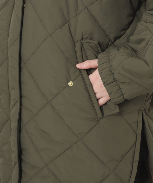 SLOBE IENA（スローブイエナ）の「撥水パッディドフーディーポンチョ