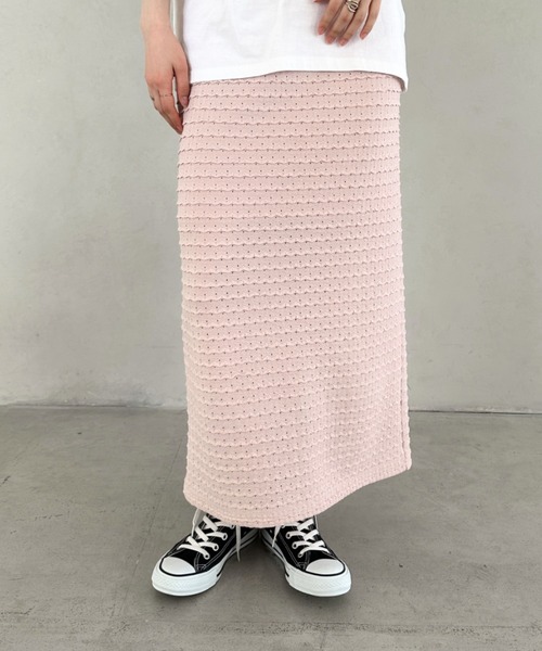 セール】ジャガードレースタイトスカート（スカート）｜MYMOOD