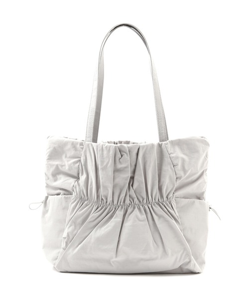 NATURAL BEAUTY BASIC(ナチュラルビューティーベーシック)の「◇ギャザリングライトトートバッグ(トートバッグ・レディース・ブラック/グレー/ベージュ・フリ-)」の7枚目の写真