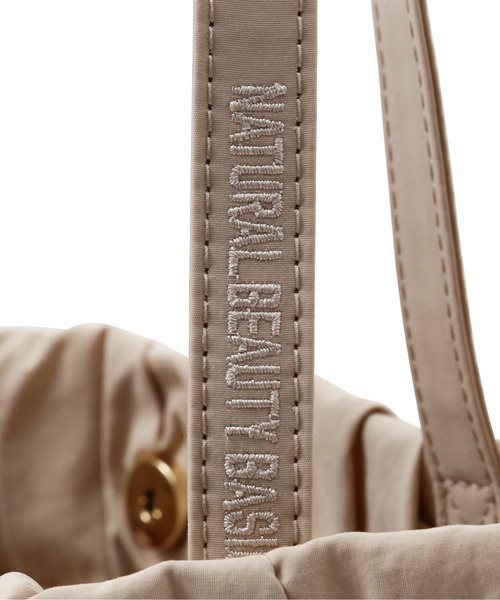 NATURAL BEAUTY BASIC(ナチュラルビューティーベーシック)の「◇ギャザリングライトトートバッグ(トートバッグ・レディース・ブラック/グレー/ベージュ・フリ-)」の12枚目の写真