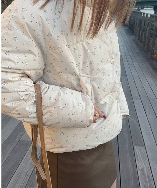 paravion（パラビオン）の「花柄ダウンジャケット（ダウンジャケット/コート・レディース・ピンク/ブルー・FREE）」の12枚目の写真