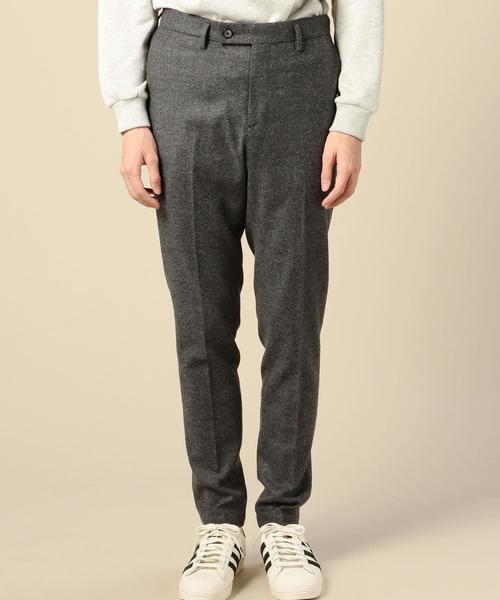 BEAUTY&YOUTH UNITED ARROWS(ビューティーアンドユースユナイテッドアローズ)の「BY フラノ ノープリーツ パンツ◆(その他パンツ・メンズ・ネイビー/ダークグレー・X-LARGE/LARGE/SMALL/MEDIUM)」の4枚目の写真