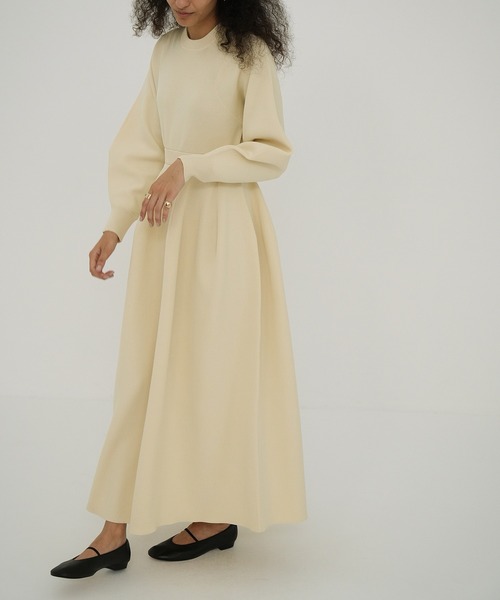 セール】CONSTRUCTIVE KNIT ONEPIECE（ワンピース）｜CLANE（クラネ