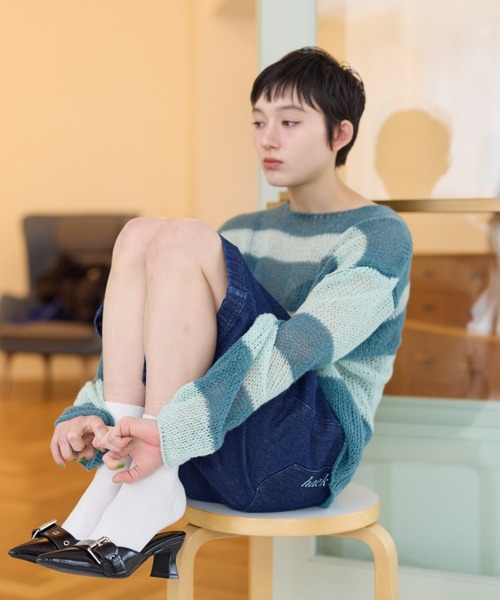 日本製☆ H.A.K✨ハク タグ付き 大人おしゃれなデニムパンツ
