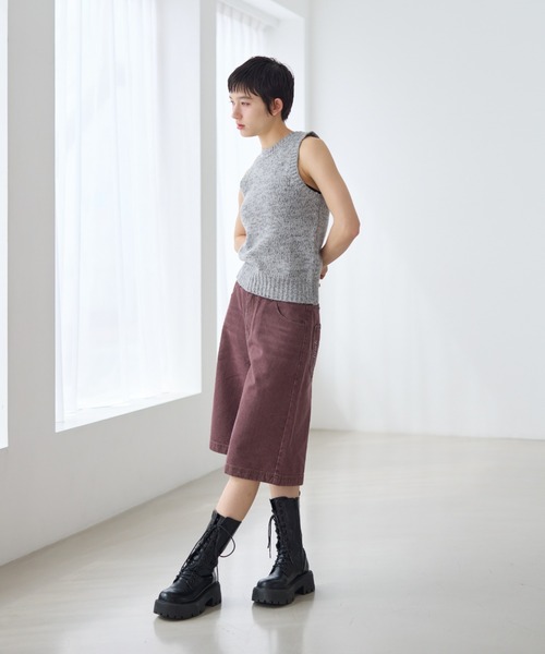 original][B-DENIM] WASHING HALF PANTS 023 | ファッション通販