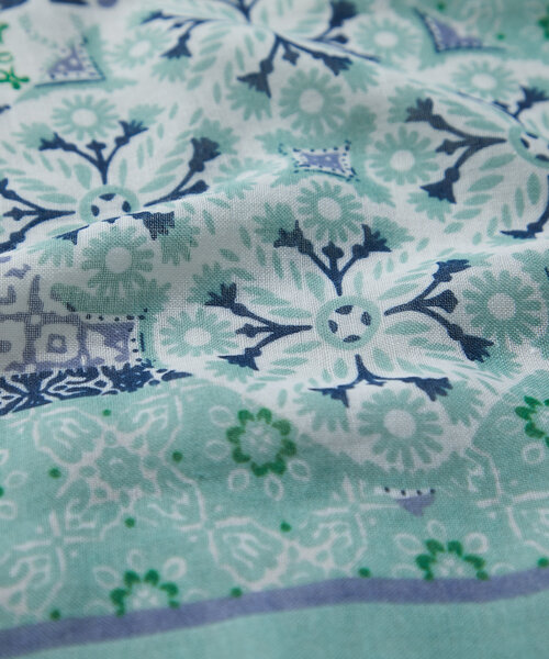 un dix cors（アンディコール）の「パネルプリントタッセル付きストール（ストール/ショール・レディース・グリーン/ネイビー・FREE）」の20枚目の写真