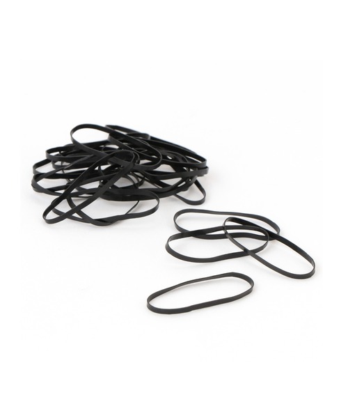 フィットゴム・黒 約1．7g（23～25個入）（ヘアゴム）｜無印