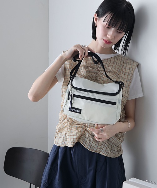   jeans ショルダーバッグ WILD THINGS × forksy.】ワイルドシングス 別注 ナイロン ミニ