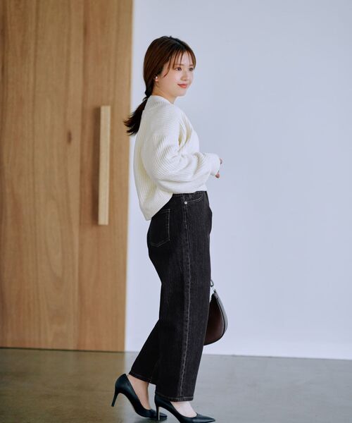 COHINA（コヒナ）の「モールキャミボレロセット 【低身長・小柄女性】（ニット/セーター・レディース・ネイビー/ピンク/ホワイト・ONE SIZE）」の8枚目の写真