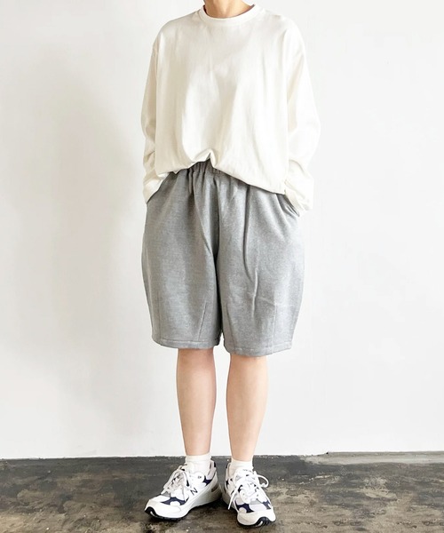HARVESTY(ハーベスティ)の「HARVESTY / ハーベスティー SWEAT EASY CIRCUS SHORTS (A12512) イージー サーカス ショーツ スウェット(その他パンツ・レディース・パープル/ブラック/グレー・1/2)」の13枚目の写真