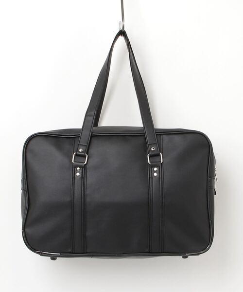 CONVERSE(コンバース)の「【CONVERSE/コンバース】CV SCHOOL FAKE LEATHER BAG /ボストンバッグ(ボストンバッグ・レディース・ブラウン/ブラック・FREE)」の3枚目の写真