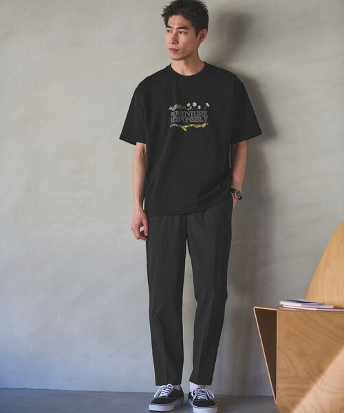 green label relaxing(グリーンレーベルリラクシング)の「WONDER CLOTH オルマイ イージーパンツ -ストレッチ・接触冷感・吸水速乾-(その他パンツ・メンズ・ブラック/ネイビー/ダークグレー・XL/L/M/S)」の11枚目の写真