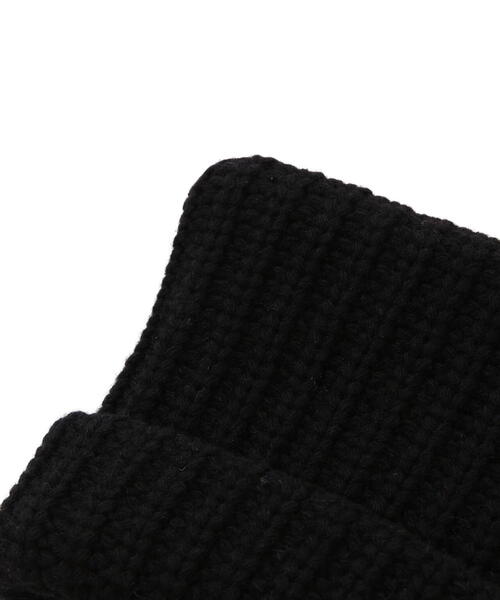 Chica（チカ）の「Chica/チカ/FOX Knit Cap（ニットキャップ/ビーニー・メンズ・ブラック/アイボリー・F）」の5枚目の写真
