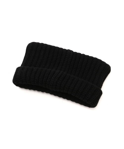 Chica（チカ）の「Chica/チカ/FOX Knit Cap（ニットキャップ/ビーニー・メンズ・ブラック/アイボリー・F）」の3枚目の写真