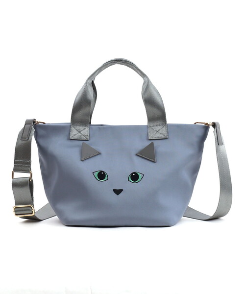 COOCO（クーコ）の「CAT's eye刺繍2WAYトートバッグ（トートバッグ・レディース・ブラック/グレー/ベージュ・FREE）」の15枚目の写真