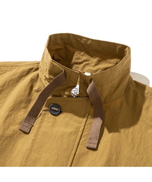 UMBRO(アンブロ)の「UMBRO NYLON FRONT ZIP COAT(アンブロ ナイロン フロントジップ コート)(モッズコート・メンズ・チャコールグレー/ベージュ/グリーン・LARGE)」の11枚目の写真