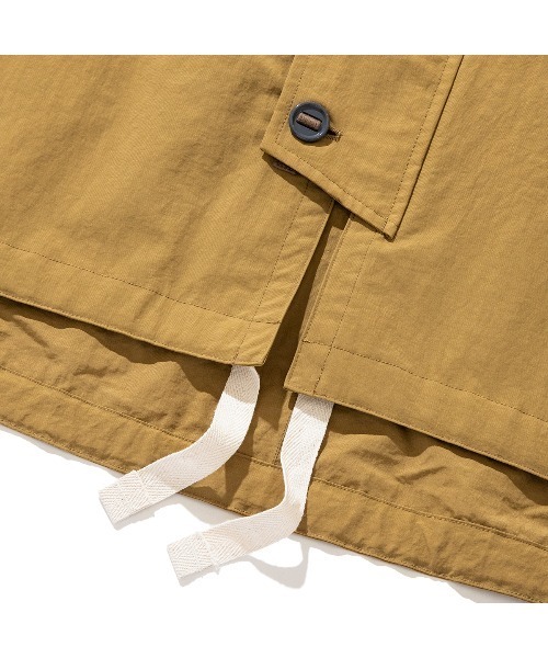 UMBRO(アンブロ)の「UMBRO NYLON FRONT ZIP COAT(アンブロ ナイロン フロントジップ コート)(モッズコート・メンズ・チャコールグレー/ベージュ/グリーン・LARGE)」の14枚目の写真