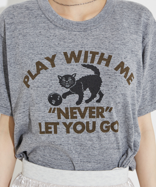 tシャツ RUSSELL別注 CAT モチーフ Tシャツ レディース メンズ RUSSELL別注 CAT モチーフ Tシャツ（Tシャツ/カットソー