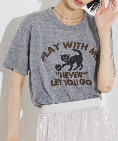 RUSSELL別注 CAT モチーフ Tシャツ（Tシャツ/カットソー