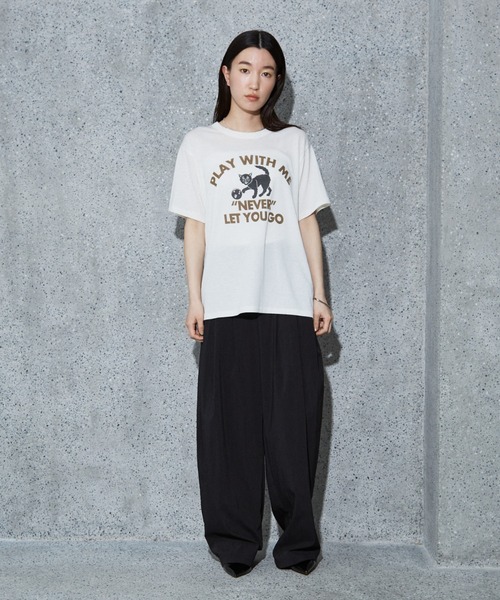 RUSSELL別注 CAT モチーフ Tシャツ NOMINE｜RUSSELL別注 CAT モチーフ Tシャツ | Rakuten Fashion