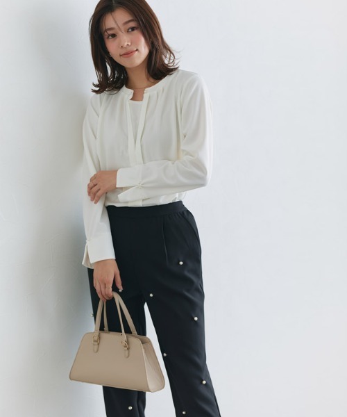 Pierrot(ピエロ)の「デザインが選べるテーパードパンツ(その他パンツ・レディース・ブラック系その他2/ブラック系その他・L/M)」の8枚目の写真