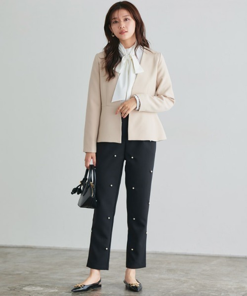 Pierrot(ピエロ)の「デザインが選べるテーパードパンツ(その他パンツ・レディース・ブラック系その他2/ブラック系その他・L/M)」の12枚目の写真