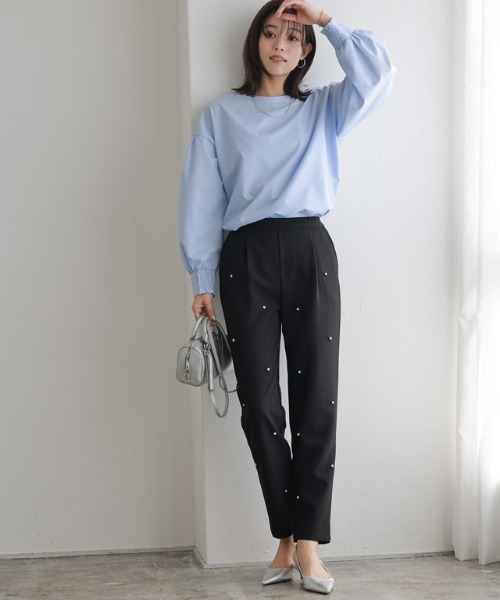 Pierrot(ピエロ)の「デザインが選べるテーパードパンツ(その他パンツ・レディース・ブラック系その他2/ブラック系その他・L/M)」の18枚目の写真
