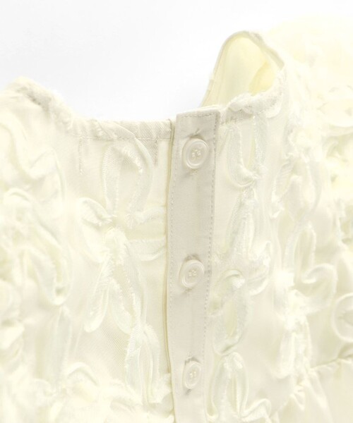 BRANSHES（ブランシェス）の「【プチレディ】フラワーチュールブラウス（シャツ/ブラウス・キッズ・ブラック/ライトグリーン/アイボリー・100/110/120/130/140/150/90）」の15枚目の写真