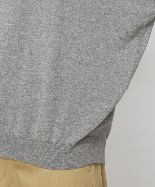 COMME CA（コムサ）の「強撚天竺編 ニットプルオーバー（ニット/セーター・レディース・サックスブルー/トップグレー・FREE）」の21枚目の写真
