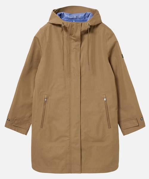 AIGLE(エーグル)の「MTD 防水 透湿 3レイヤー フーデッドコート(マウンテンパーカー・レディース・ダークブルー/キャメル・40/38/36)」の15枚目の写真