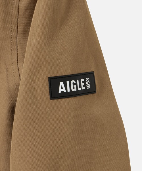 AIGLE(エーグル)の「MTD 防水 透湿 3レイヤー フーデッドコート(マウンテンパーカー・レディース・ダークブルー/キャメル・40/38/36)」の21枚目の写真