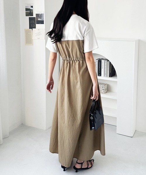 GeeRA(ジーラ)の「【S-XL展開】ハーフジップビスチェドッキングワンピース(ワンピース・レディース・ホワイト系その他/ホワイト系その他2/ホワイト×ブラック・LARGE/X-LARGE/MEDIUM/SMALL)」の14枚目の写真
