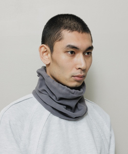BAL(バル)の「FLEECE 2WAY NECK BEANIE(ニットキャップ/ビーニー・メンズ・ブラック/サンドベージュ/グレー・FREE)」の2枚目の写真