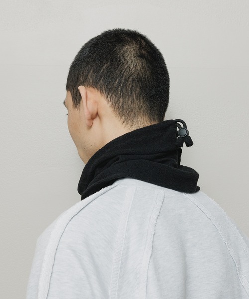 BAL(バル)の「FLEECE 2WAY NECK BEANIE(ニットキャップ/ビーニー・メンズ・ブラック/サンドベージュ/グレー・FREE)」の6枚目の写真