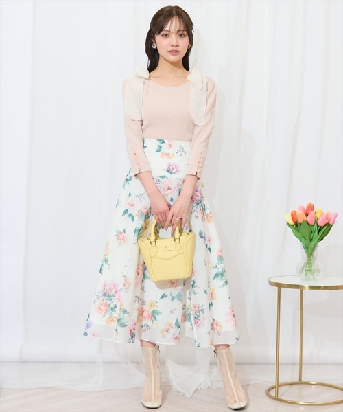 WILLSELECTION（ウィルセレクション）の「ショルダーリボンテレコキャミソール（キャミソール・レディース・ブラック/オフホワイト/ピンク・FREE）」の14枚目の写真