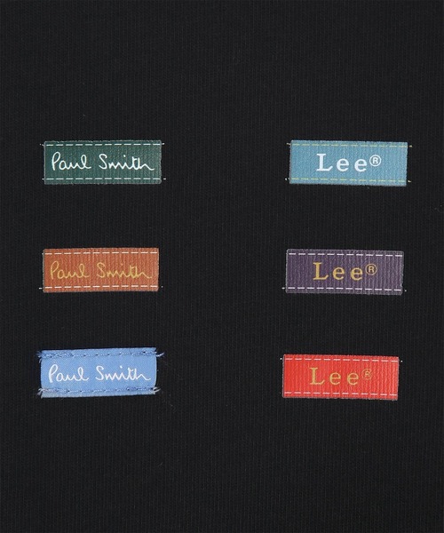 Paul Smith(ポールスミス)の「Paul Smith + Lee(R) タブ Tシャツ / 153704 LT4250(Tシャツ/カットソー・メンズ・ブラック/ホワイト・X-LARGE/LARGE/MEDIUM/SMALL/XX-LARGE)」の6枚目の写真