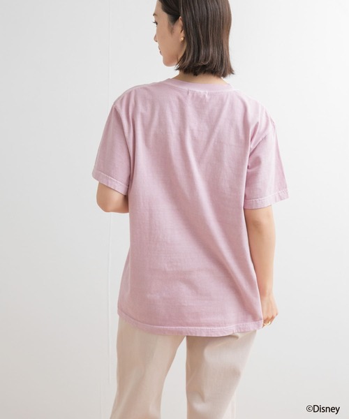 GOOD ROCK SPEED（グッドロックスピード）の「GOOD ROCK SPEED / MICKEY MOUSE / T-SHIRTS（Tシャツ/カットソー・レディース・ホワイト/ライトピンク・MEDIUM）」の4枚目の写真
