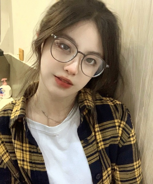 VIBGYOR（ヴィブジョー）の「[NARULA/ナルラ]カジュアル チェック柄 ボタン シャツ(CZ)（シャツ/ブラウス・レディース・ブルー/ライトブルー/ネイビー/イエロー/ブラウン/グリーン/ピンク・FREE）」の11枚目の写真