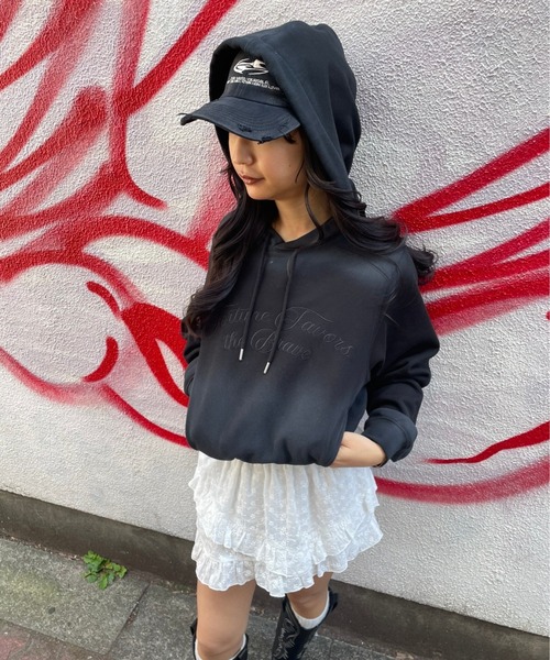 ACLENT(アクレント)の「アシンメトリーコットンミニスカート(スカート・レディース・ブラック/ホワイト・FREE)」の12枚目の写真