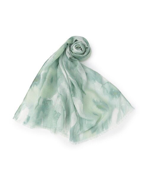 ITS'DEMO（イッツデモ）の「【洗濯可】フラワーデザインストール（ストール/ショール・レディース・ブルー系/グリーン系その他2/ピンク系5・00）」の3枚目の写真